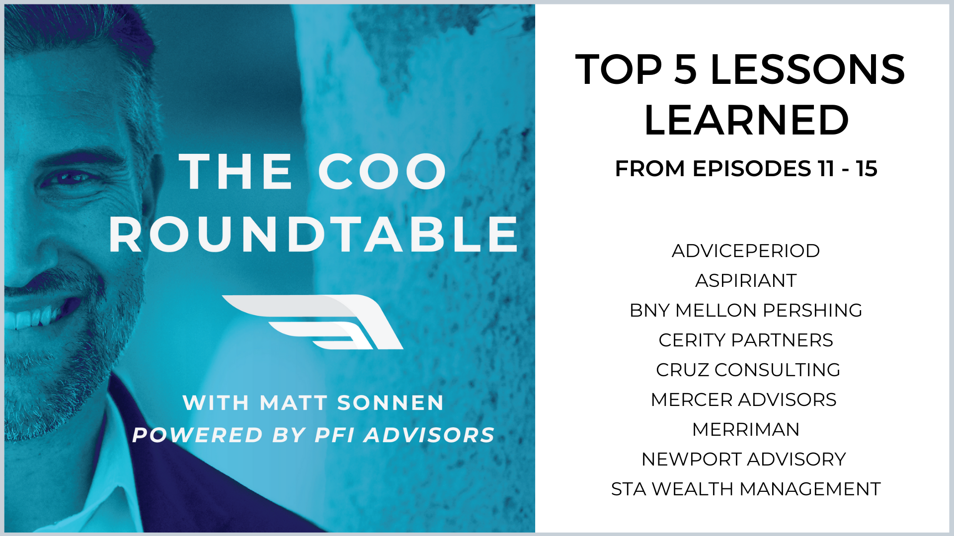 Top 5 Lessons Learned from Episodes  11-15 of The COO Roundtable